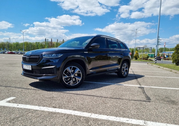 Skoda Kodiaq cena 142300 przebieg: 38000, rok produkcji 2021 z Gliwice małe 379